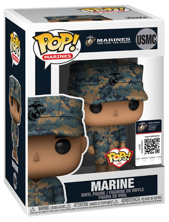 Funko POP! Marines: Marine - Marine (Hispanic Male) (Pops with Purpose)