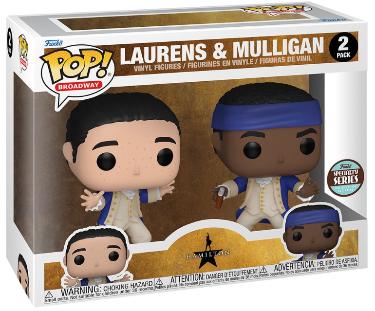 Funko POP! Broadway: Hamilton - Laurens & Mulligan 2-Pack (Specialty Series)