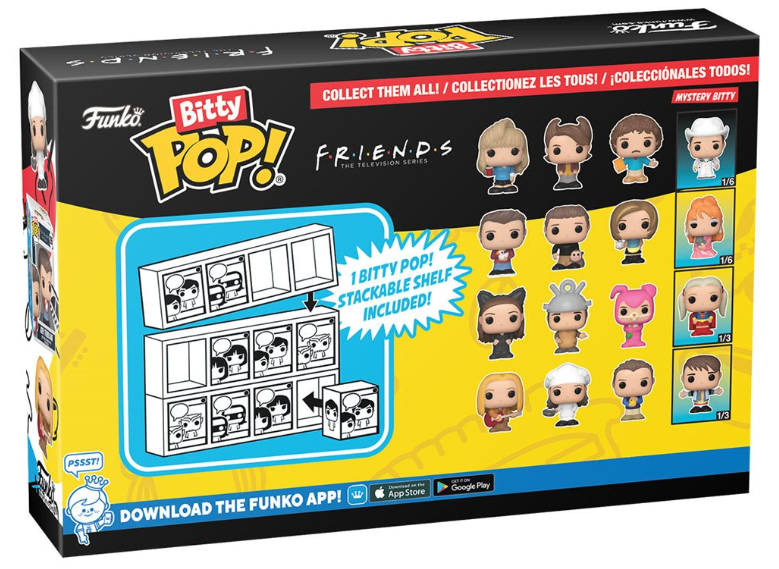 Funko Bitty POP!: Friends - Rachel Green (80's) Mini-Figure 4-Pack