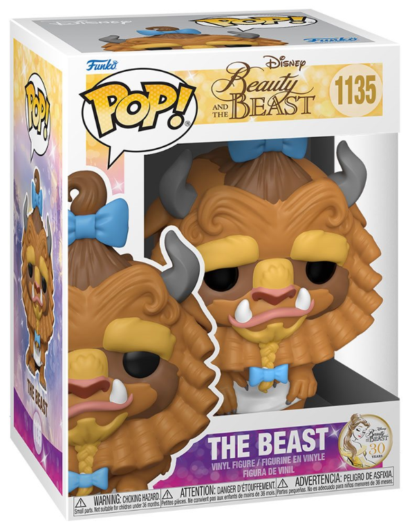 Funko POP!: Disney Beauty and the Beast - The Beast #1135 (with Curls) (30th Anniversary)