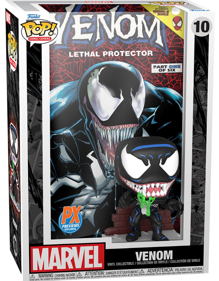 Funko POP! Comic Covers: Marvel - Venom #10 (Lethal Protector) (with Case) (PX Previews Exclusive)