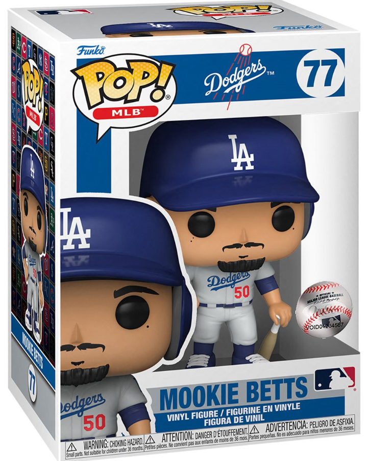 Funko POP! MLB: Dodgers - Mookie Betts #77 (Alternate Jersey)