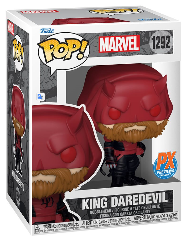 Funko POP!: Marvel - King Daredevil #1292 (PX Previews Exclusive)