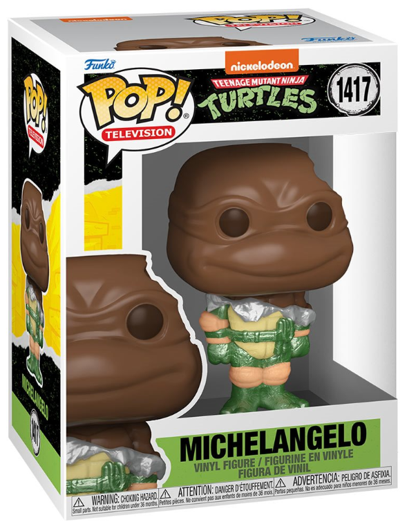 Funko POP! Television: Teenage Mutant Ninja Turtles - Michelangelo #1417 (Easter Chocolate Deco)