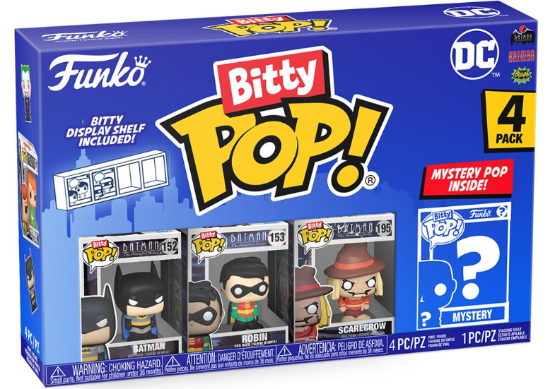 Funko Bitty POP!: DC Comics - Batman Mini-Figure 4-Pack