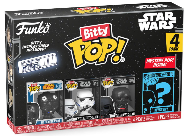 Funko Bitty POP!: Star Wars - Darth Vader Mini-Figure 4-Pack