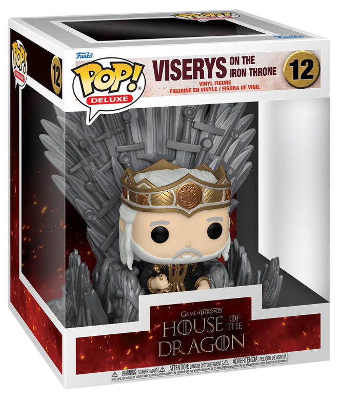 Funko POP! Deluxe: Game of Thrones House of the Dragon - Viserys on the Iron Throne #12
