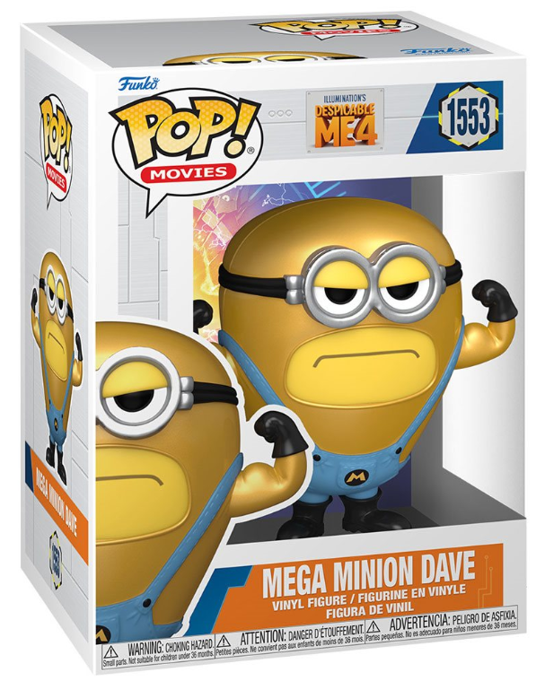 Funko POP! Movies: Despicable Me 4 - Mega Minion Dave #1553