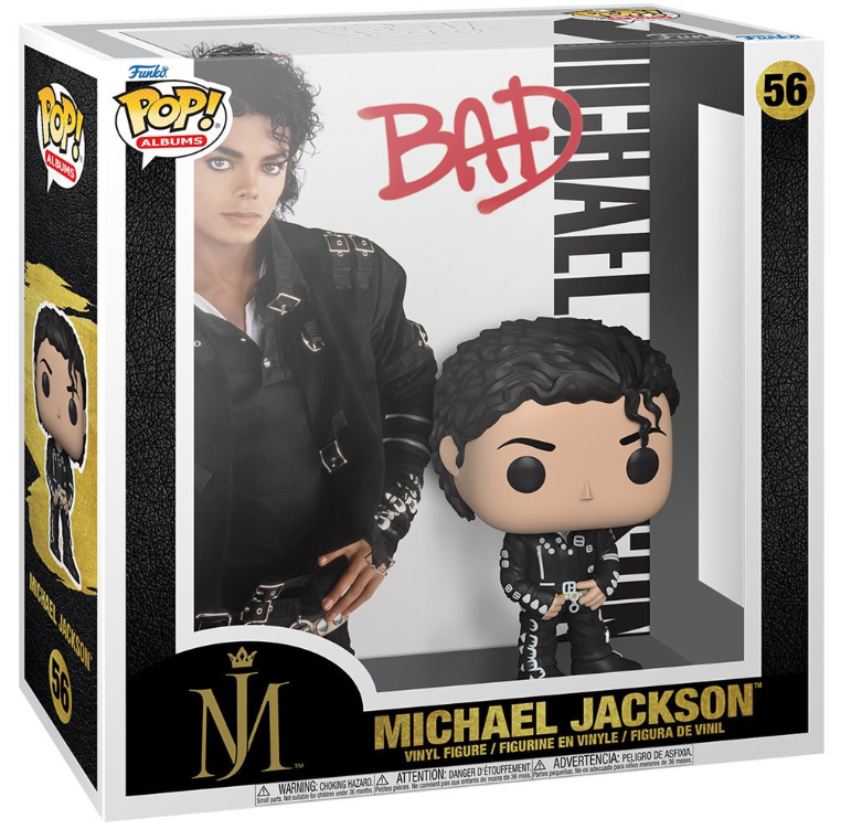 Funko POP! Albums: MJ - Michael Jackson #56 (Bad) (With Case)