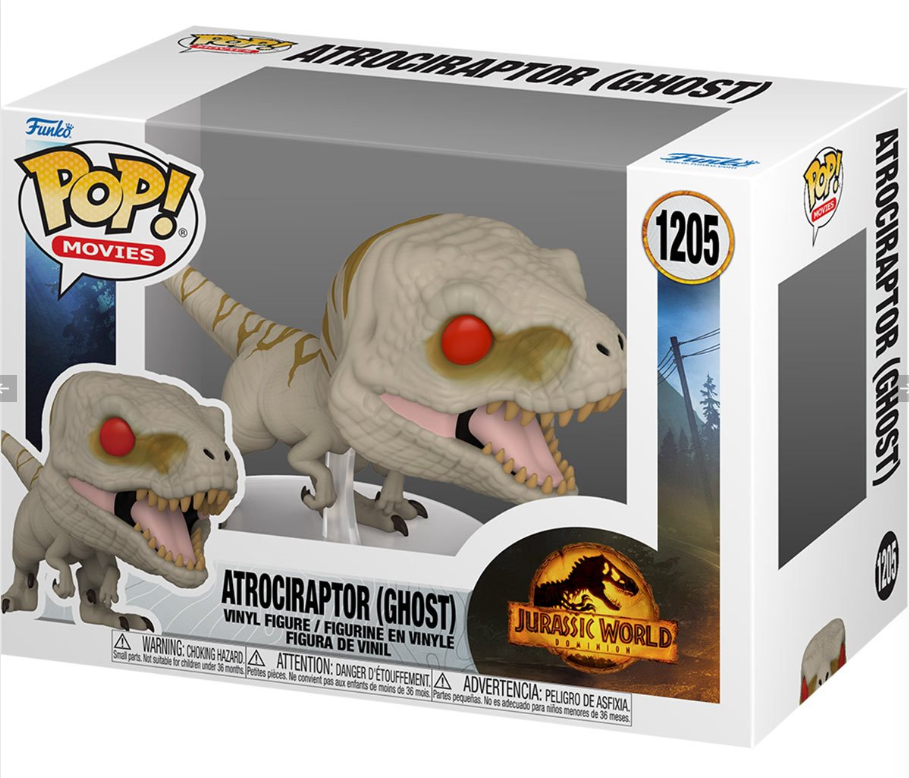 Funko POP! Movies: Jurassic World Dominion - Atrociraptor (Ghost) #1205