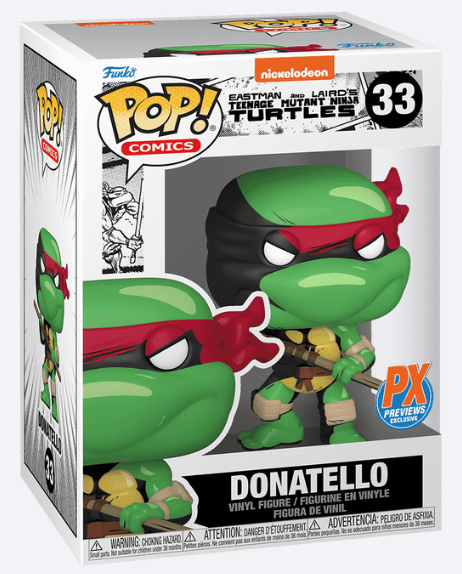Funko POP! Comics: Teenage Mutant Ninja Turtles - Donatello #33 (PX Previews Exclusive)