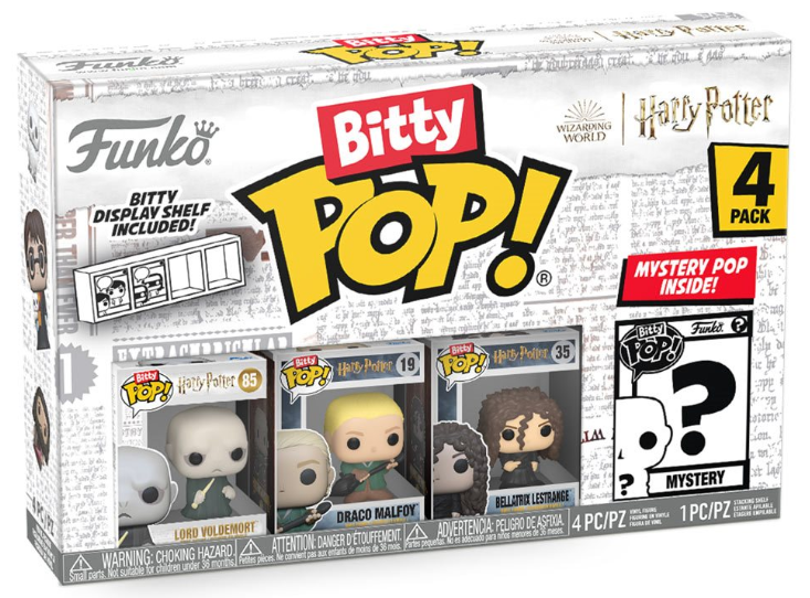Funko Bitty POP!: Harry Potter - Voldemort Mini-Figure 4-Pack