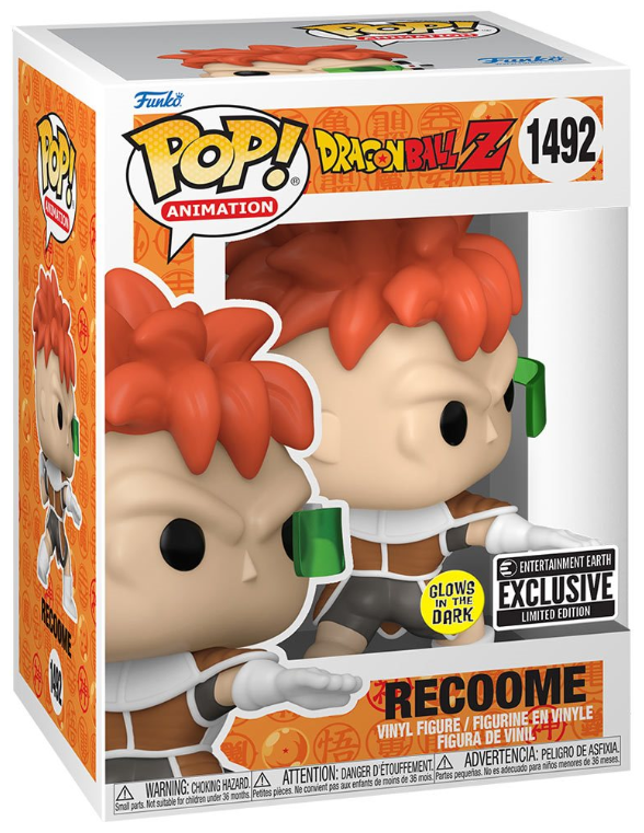 Funko POP! Animation: Dragon Ball Z - Recoome #1492 (Glow-in-the-Dark) (Entertainment Earth Exclusive)