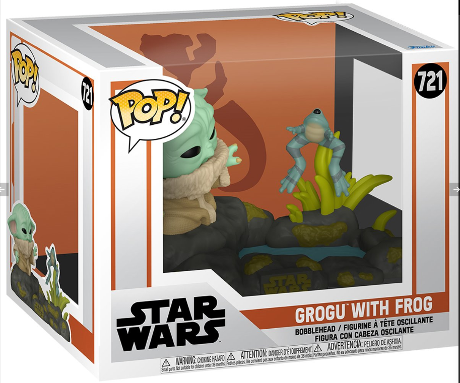 Funko POP!: Star Wars - Grogu with Frog #721 (The Mandalorian)