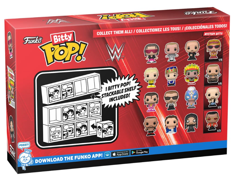 Funko Bitty POP!: WWE - Dusty Rhodes Mini-Figure 4-Pack