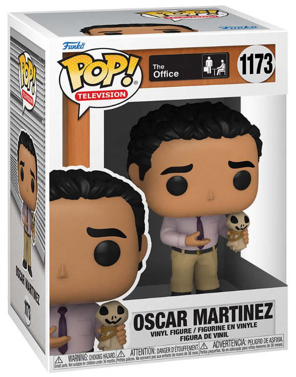 Funko POP! Television: The Office - Oscar Martinez #1173 (with Scarecrow Doll)