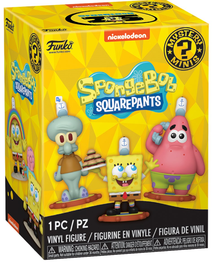 Funko POP!: SpongeBob SquarePants 25th Anniversary - Mini-Figure Display Case of 12 (Mystery Minis)