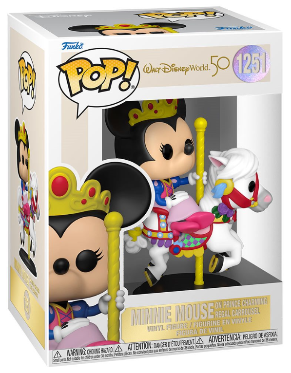 Funko POP!: Walt Disney World - Minnie Mouse on Prince Charming Regal Carrousel #1251 (50th Anniversary)