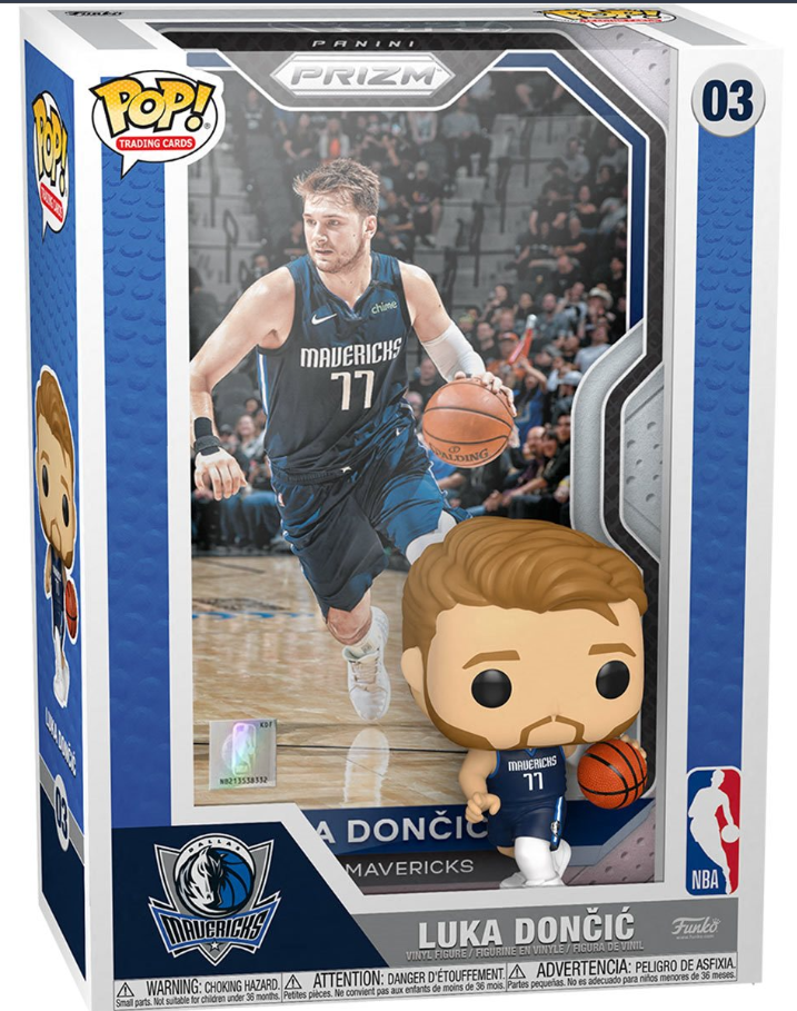 Funko POP! Trading Cards: Dallas Mavericks - Luka Doncic #03 (With Case)