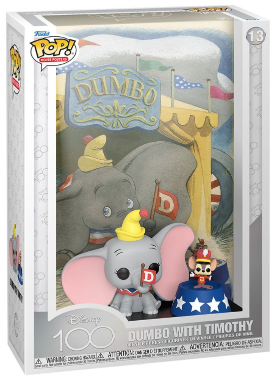 Funko POP! Movie Posters: Disney 100 - Dumbo with Timothy #13 (with Case)