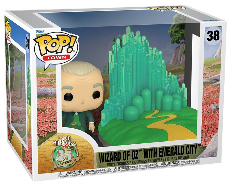Funko POP! Town: The Wizard of Oz - Wizard of Oz with Emerald City #38 (85th Anniversary)