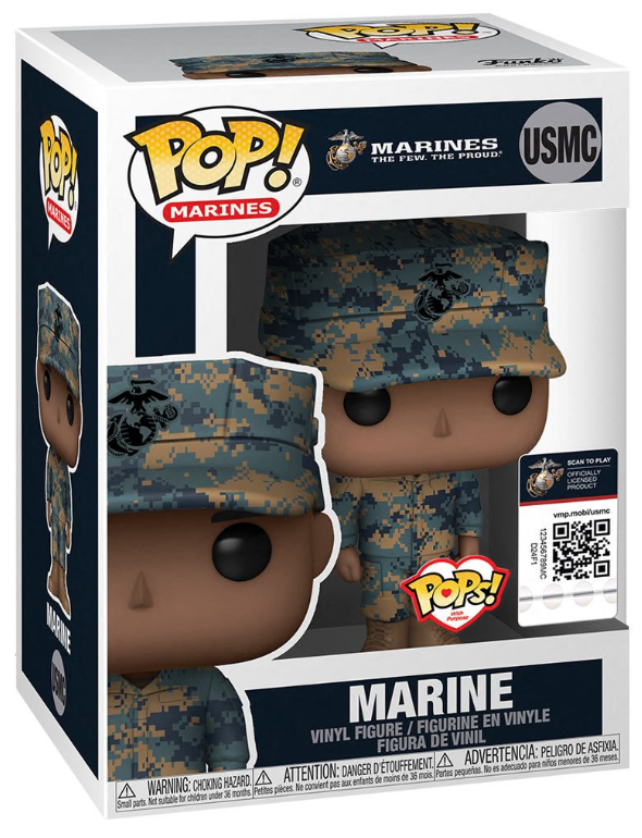 Funko POP! Marines: Marines - Marine (African American Male) (Pops with Purpose)