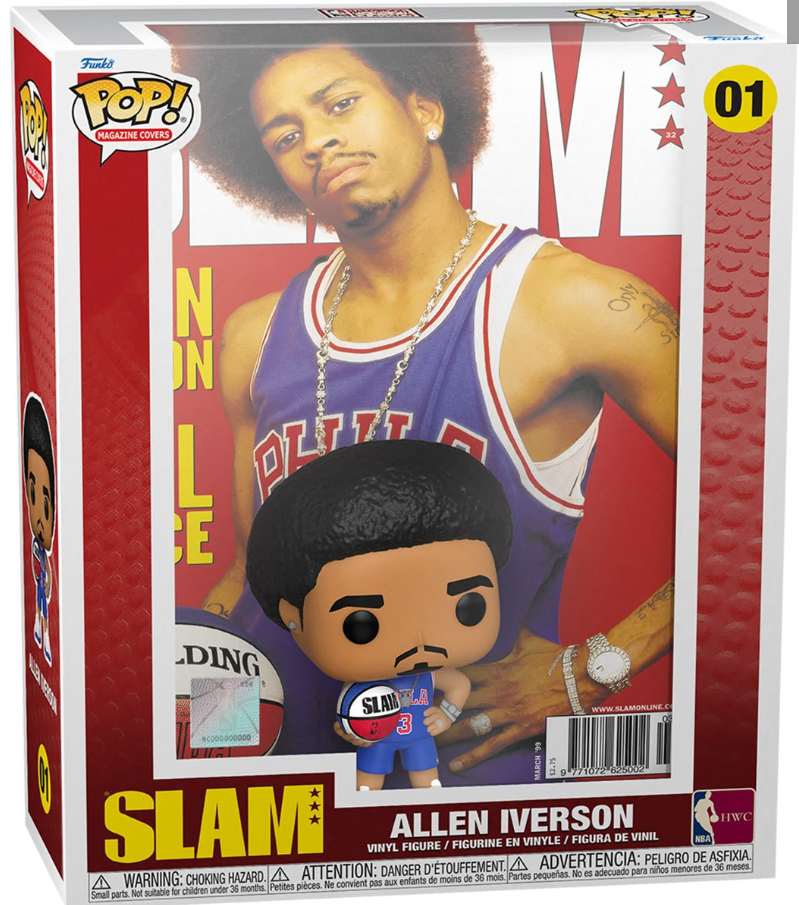 Funko POP! Magazine Covers: SLAM - Allen Iverson #01 (With Case)