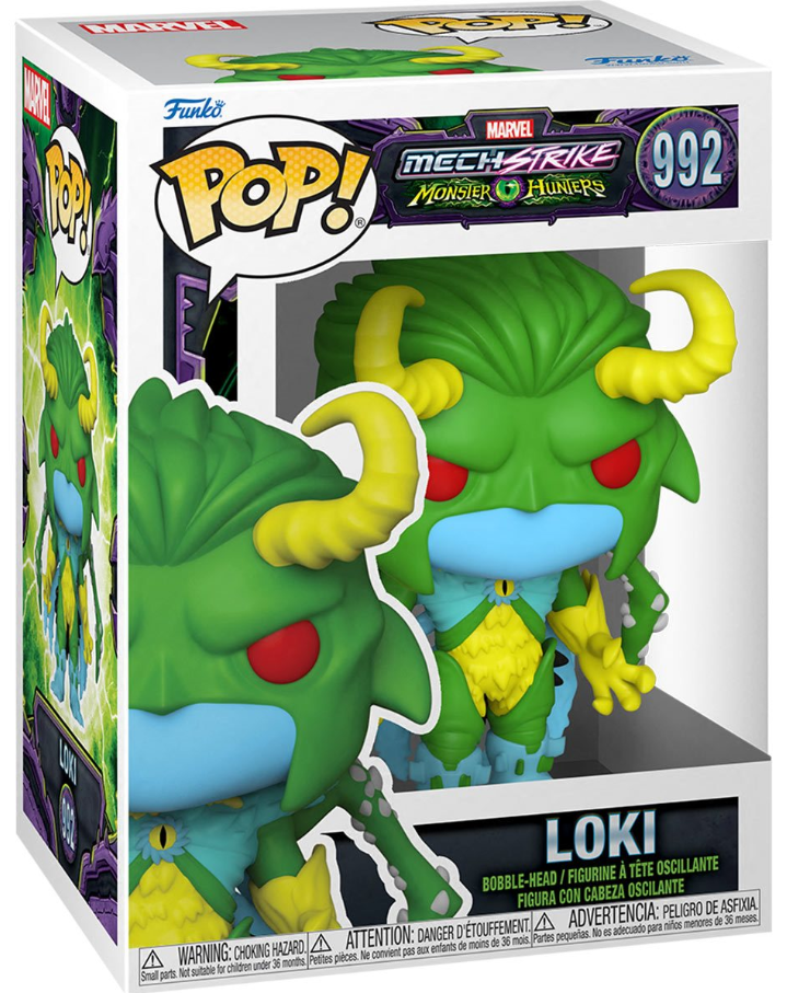 Funko POP!: Marvel Mech Strike Monster Hunters - Loki #992