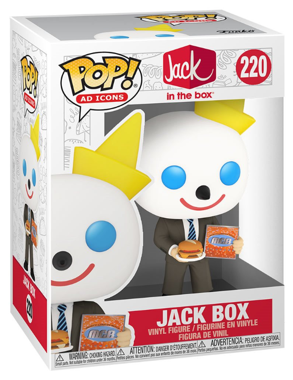 Funko POP! Ad Icons: Jack in the Box - Jack Box #220 (Meaty Cheesy Boys)