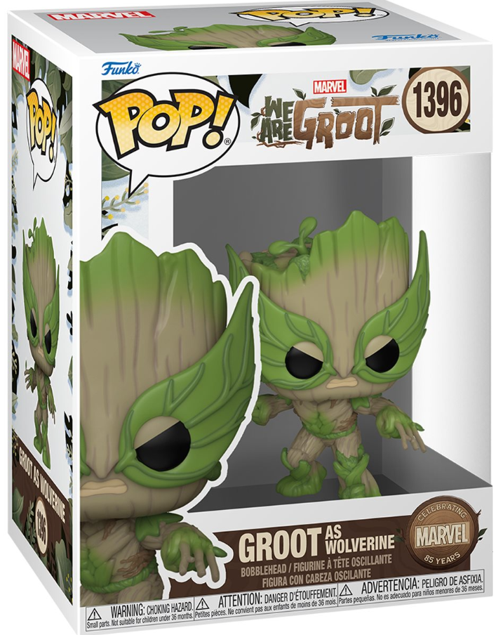 Funko POP!: We Are Groot - Groot as Wolverine #1396