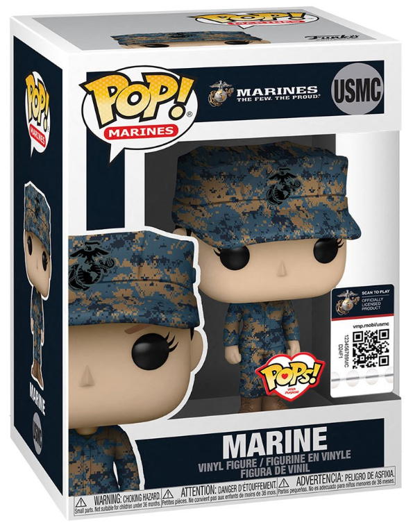 Funko POP! Marines: Marines - Marine (Caucasian Female) (Pops with Purpose)