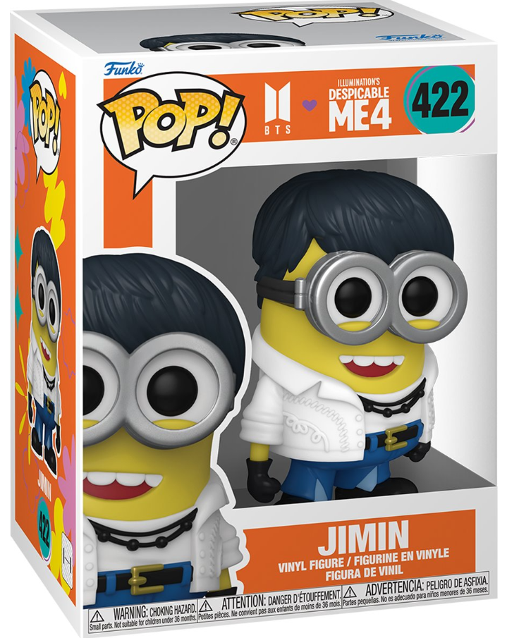Funko POP!: Despicable Me 4 x BTS - Jimin (Minion) #422