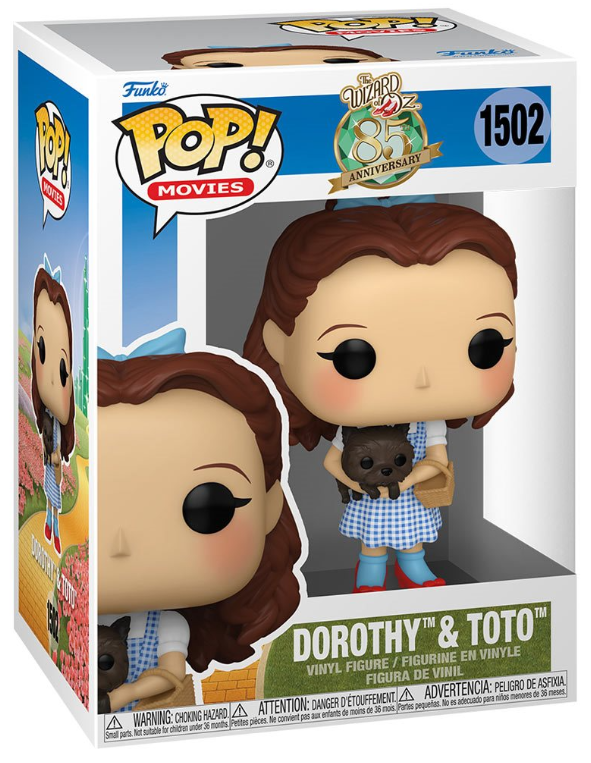 Funko POP! Movies: The Wizard of Oz 85th Anniversary - Dorothy and Toto #1502
