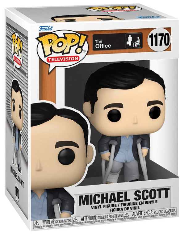 Funko POP! Television: The Office - Michael Scott #1170 (Standing with Crutches)