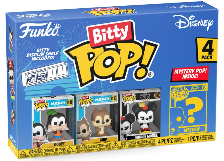 Funko Bitty POP!: Disney Classics - Goofy Mini-Figure 4-Pack