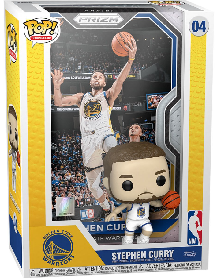 Funko POP! Trading Cards: Golden State Warriors - Stephen Curry #04 (With Case)