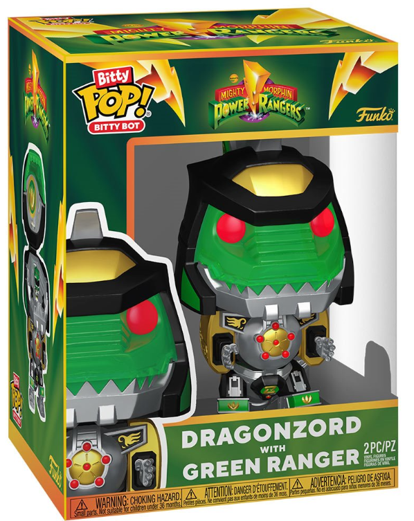 Funko Bitty POP! Bitty Bot: Mighty Morphin Power Rangers - Dragonzord with Green Ranger