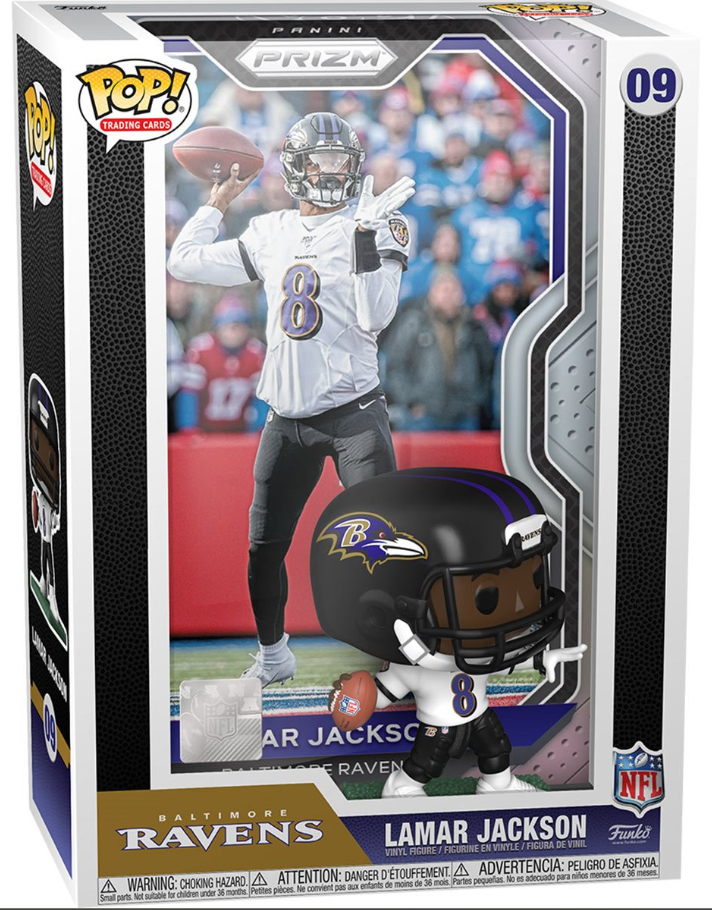 Funko POP! Trading Cards: Baltimore Ravens - Lamar Jackson #09 (with Case)