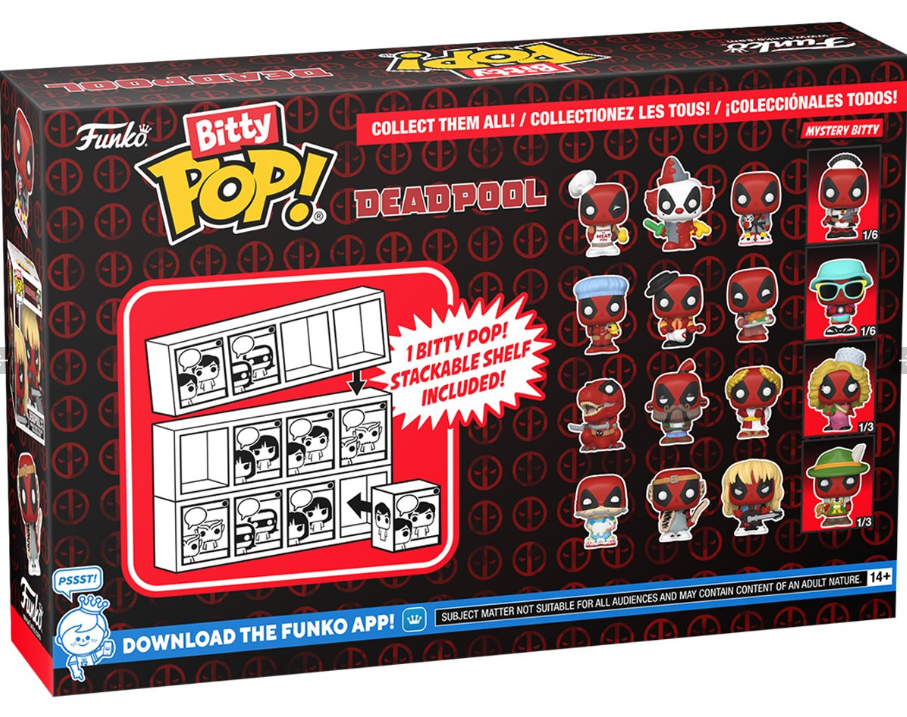 Funko Bitty POP!: Deadpool - Deadpool Backyard Griller Mini-Figure 4-Pack