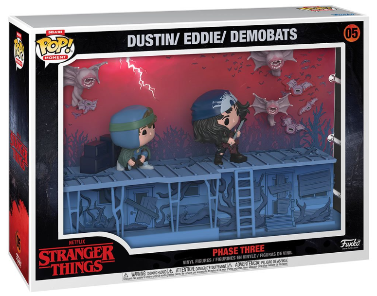 Funko Deluxe POP! Moment: Stranger Things Phase Three - Dustin / Eddie / Demobats #05 (Season 4)