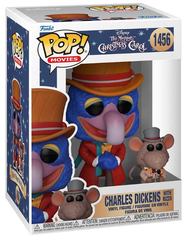 Funko POP! Movies: The Muppet Christmas Carol - Charles Dickens with Rizzo #1456