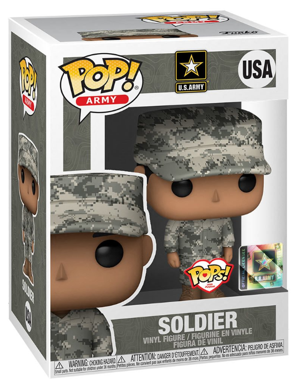 Funko POP! Army: U.S. Army - Soldier (Hispanic Male) (Pops with Purpose)