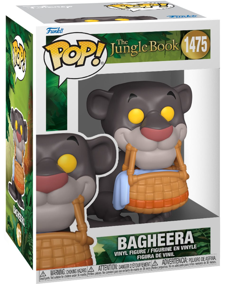 Funko POP!: The Jungle Book - Bagheera #1475 (with Basket)