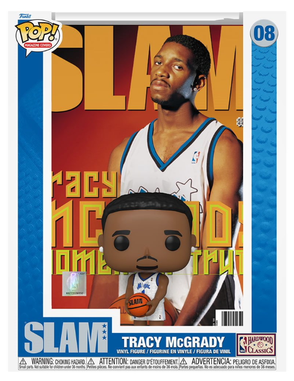 Funko POP! Magazine Covers: SLAM - Tracy McGrady #08 (With Case)