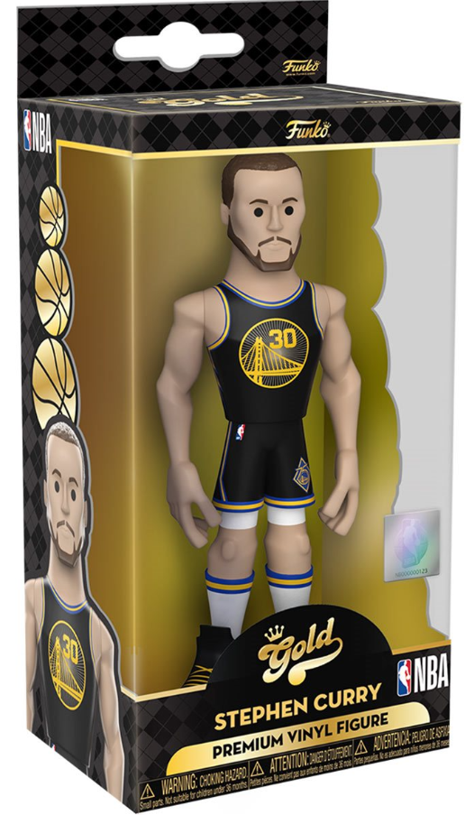 Funko: Gold - Stephen Curry (NBA) (Golden State Warriors) (Premium) (Chase) 5-inch