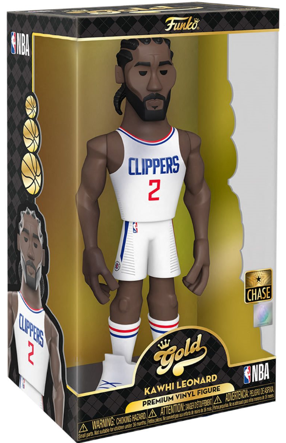 Funko: Gold - Kawhi Leonard (NBA) (Los Angeles Clippers) (Premium) (Chase) 12-inch