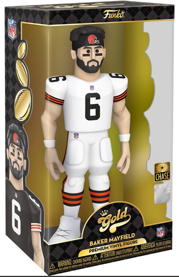 Funko: Gold - Baker Mayfield (NFL) (Cleveland Browns) (Premium) (Chase) 12-inch