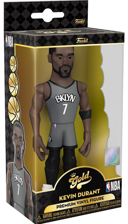 Funko: Gold - Kevin Durant (NBA) (Brooklyn Nets) (Premium) (Chase) 5-inch