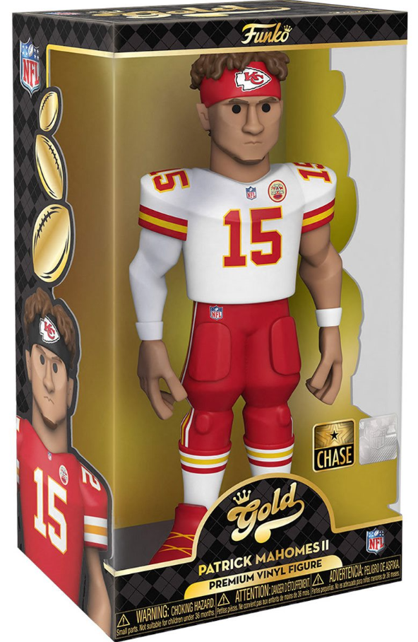 Funko: Gold - Patrick Mahomes II (NFL) (Chiefs) (Premium) (Chase) 12-inch