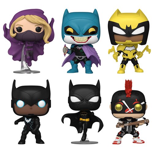 PRESALE | Funko POP! Heroes: DC Comics - Batman War Zone - 6 PIECE SET - Spoiler - The Joker War Joker- The Signal (Duke Thomas) - Batwing - Batgirl (Cassandra Cain) - Clownhunter Vinyl Figures